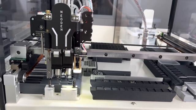 NeoDenYY1 Pick and Place Machine Fine pitch BGA, SMD 0402, Loose Components and Nozzle Auto Changer смотреть онлайн