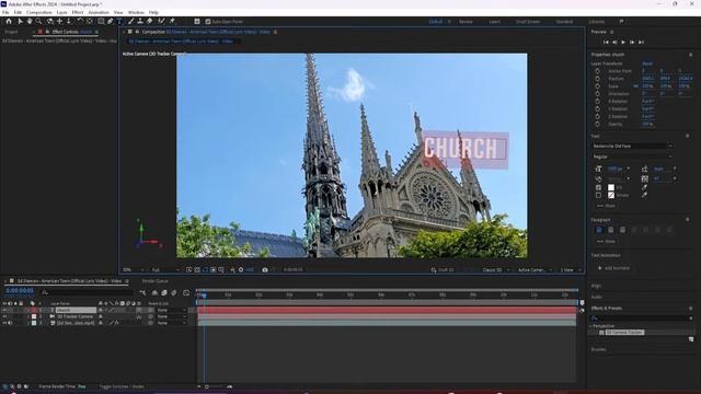 3D Text Tracking in After Effects Tutorial 🎥 3D Camera Tracker 2023 | Adobe After Effects смотреть онлайн