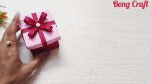 Подарочная коробка своими руками! Как сделать подарочную коробку! Поделки из бумаги своими руками!