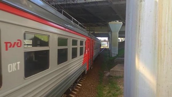 ЭТ2М-108 отправляется со станции Ховрино