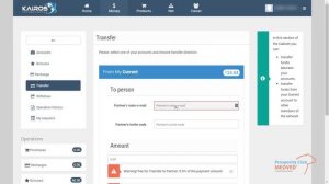 Урок 7. Внутренний перевод денег Кайрос  Kairos