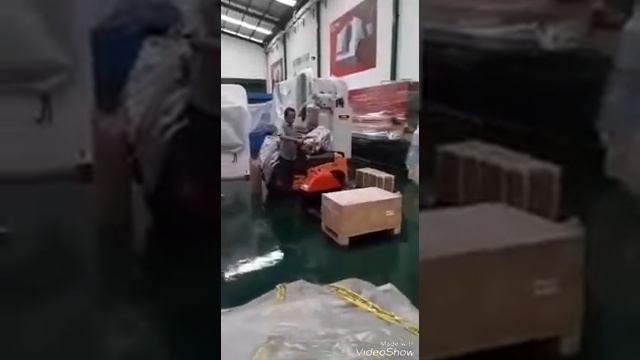 Mini electric pallet truck смотреть онлайн