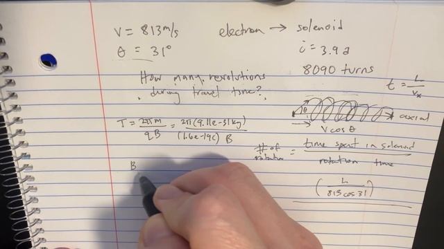 A long solenoid has turns/cm and carries current. An electron moves within the solenoid in a circle смотреть онлайн