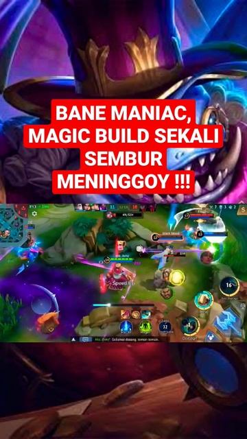 BANE MAGIC BUILD MANIAC!!! #mlbb #glory #mobilelegends смотреть онлайн