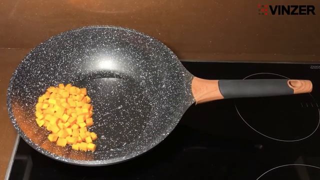 WOK Frying pan VINZER Greblon Induction for your exotic culinary masterpieces! смотреть онлайн