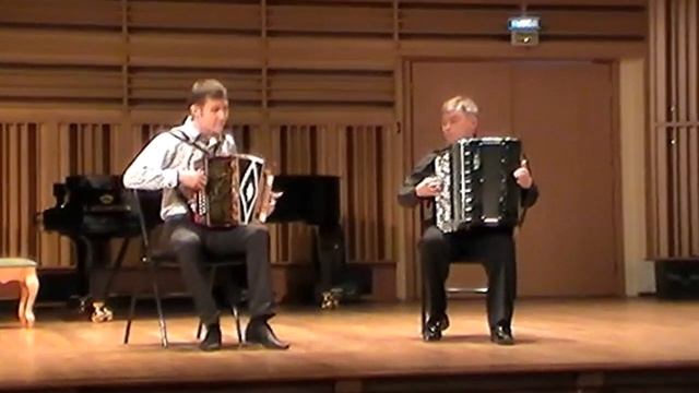 "Выйду ль я на реченьку" Дуэт Анатолий Ельцов (гармонь) и Андрей Романов (баян) Новосибирск