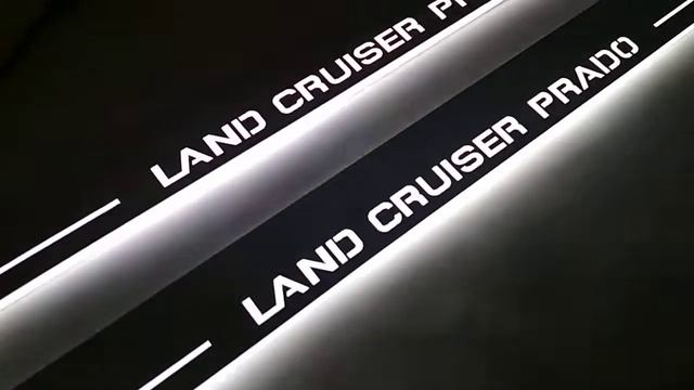 Led door sills for Toyota Land Cruiser Prado 120 смотреть онлайн