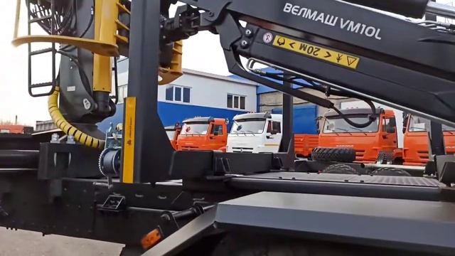 КАМАЗ 43118 Сортиментовоз с ГМУ VM10L74 RX38 смотреть онлайн
