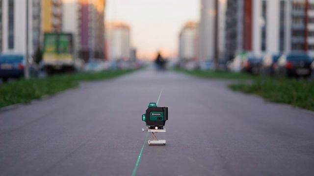 Лазерный уровень Rokodil Ray Pro, зеленый луч, 3D, 360 градусов, 12 линий смотреть онлайн