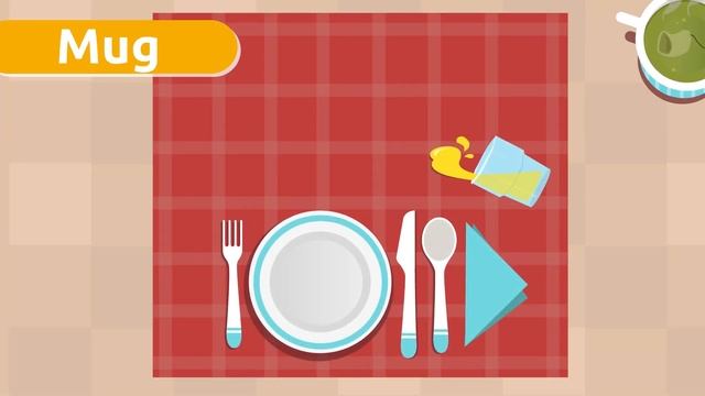 Learning How to Set the Table - Vocabulary for Kids смотреть онлайн