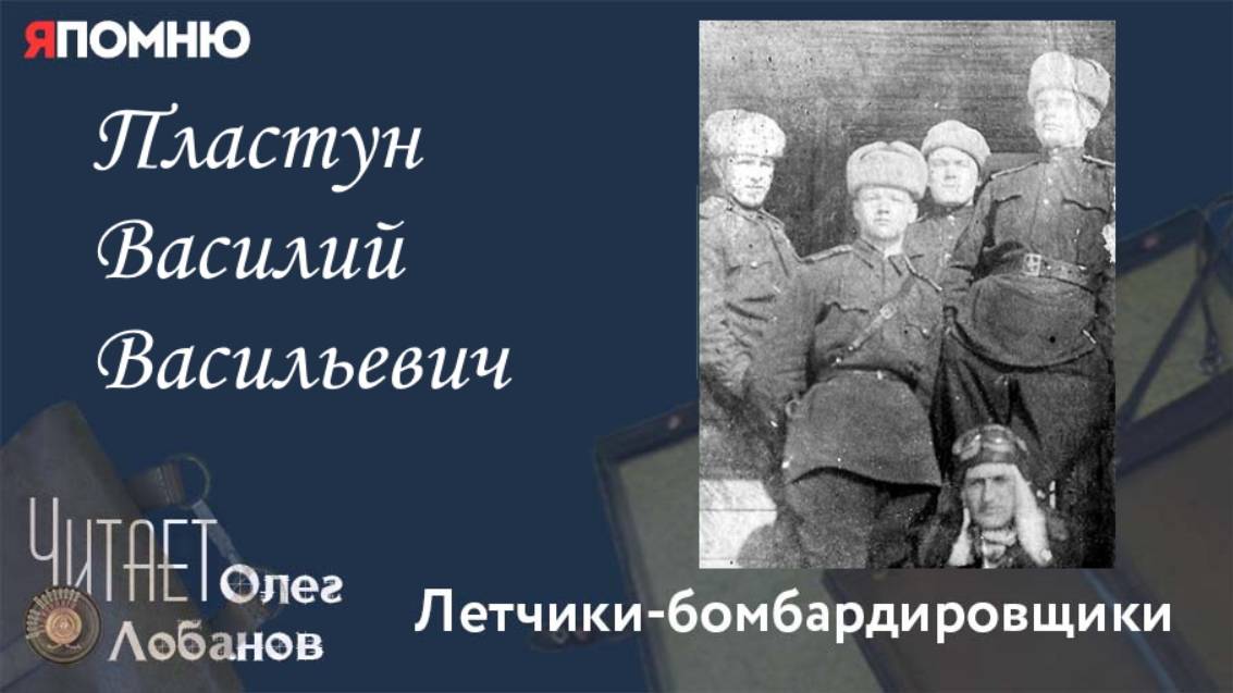 Пластун Василий Васильевич. Проект "Я помню" Артема Драбкина. Летчики бомбардировщики.