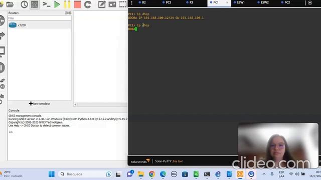 RIP V2 y VLAN 1 en Switch GNS3 CISCO смотреть онлайн