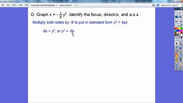 Parabolas in Algebra 2 - Section 9.2 смотреть онлайн