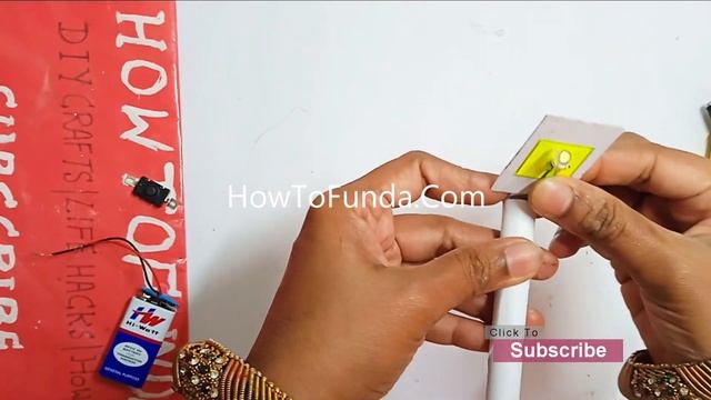 solar street light working model - diy - simple and easy | howtofunda смотреть онлайн