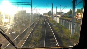 Поездка в кабине тепловоза М62-1667 по Санкт-Петербургу