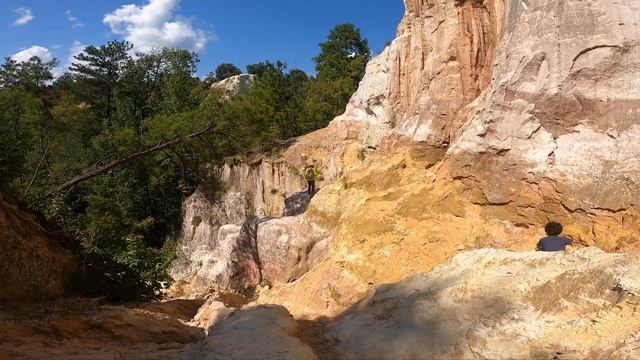 Exploring Georgia's Mini Grand Canyon! Providence Canyon #georgia #hiddengem #familyadventure смотреть онлайн