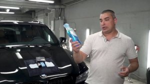 Нанесение керамики на автомобиль.