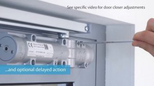 Установка доводчика ASSA ABLOY DC50 DC700