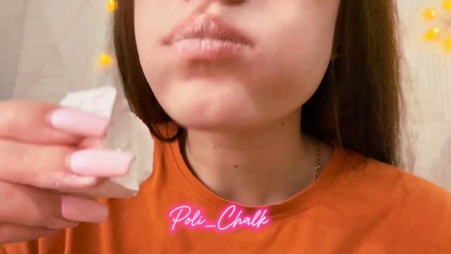 АСМР/Сухой мел Зефир☁️,мокрый мел в пасте ❤️#асмр смотреть онлайн