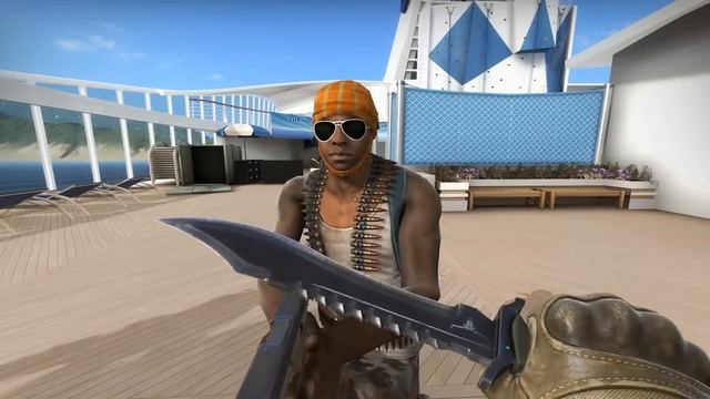 Анимация нового ножа Bowie Knife в CS:GO смотреть онлайн