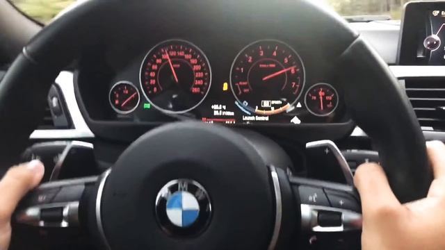 BMW F30 335i 0-140 | Launch control | MSport смотреть онлайн
