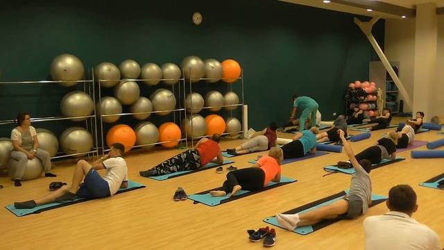 Школа по ЛФК для пациентов с болезнью Бехтерева. Кузяков С.Н. Казань. Фитнес-центр Акимбо. смотреть онлайн