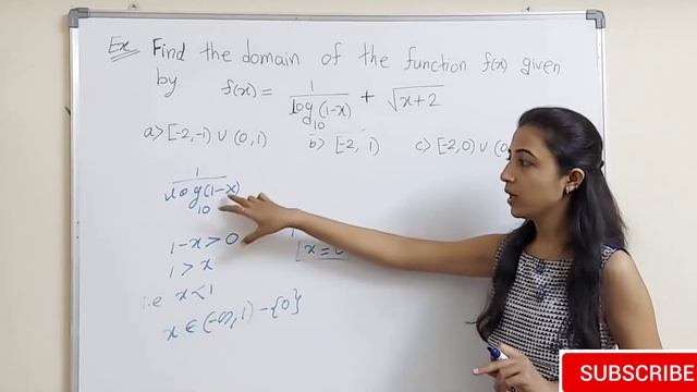 Find domain of the Function f(x)=1/(log(1-x))+sqrt(x+2) || Class 11th 12th maths CBSE NCERT смотреть онлайн