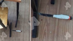 На уроке математики школьник пытался зарезать учительницу кухонным ножом