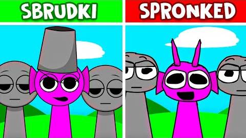 Incredibox Sbrudki VS Sprunki Spronked - Нормальные версии против ужасов смотреть онлайн