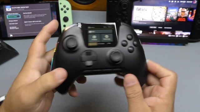 ManbaOne Nintendo Switch Controller with Interactive Screen смотреть онлайн