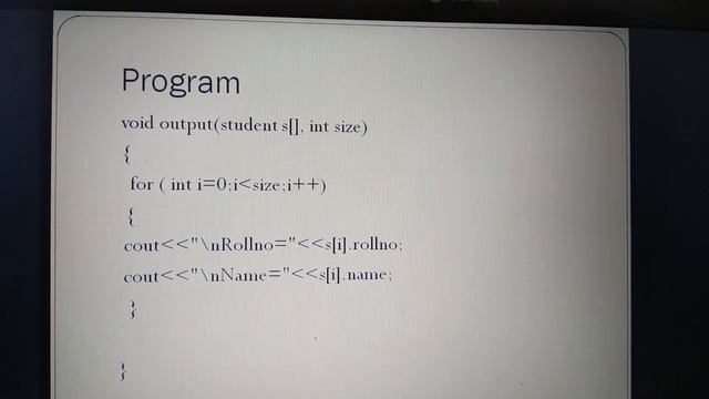 Passing array of structure in function as arguments in C++ смотреть онлайн