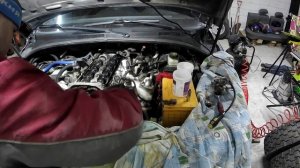 Замена гидрокомпенсаторов, цепи ГРМ. Кия Соренто D4CB-2.5D