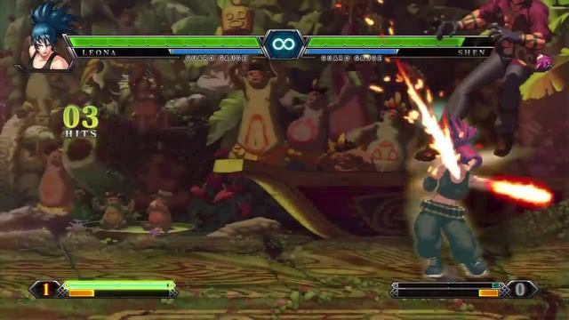 KoF XIII: Leona Heidern combo video смотреть онлайн