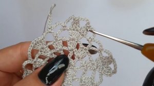 Ажурный мотив крючком . Соединение. Easy crochet motif patterns