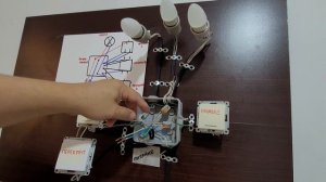 Как подключить проходные выключатели с трех мест.