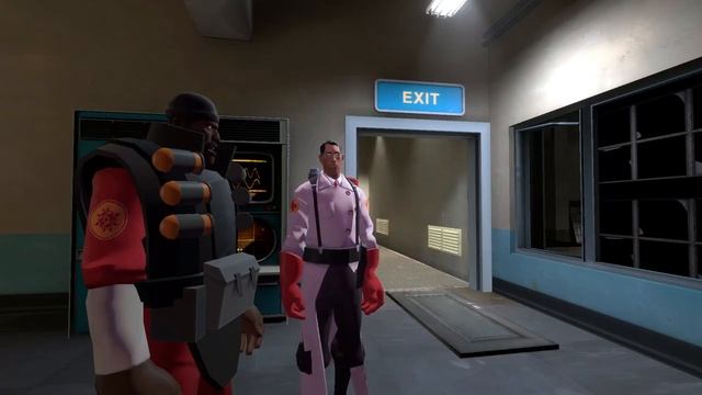 Demoman discovers Scout's addiction. смотреть онлайн