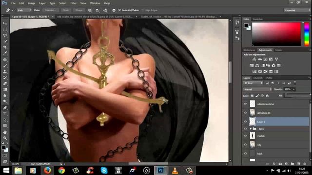 Themis - The flame of justice - Speed art (#Photoshop) | CreativeStation смотреть онлайн