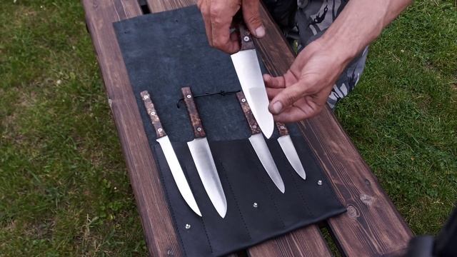 Подарочный набор кухонных ножей N690 смотреть онлайн