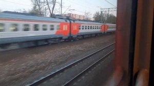 Разгон электрички ЭД4М