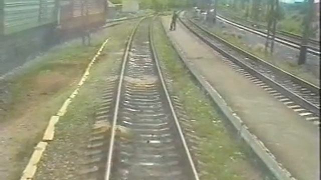 Испытания электропоезда ЭД6 начало... часть 2 смотреть онлайн