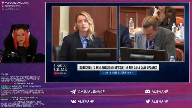 Суд Джонни Деппа и Эмбер Хёрд | Перевод | Показания Эмбер от 4.05 | Часть 2 смотреть онлайн