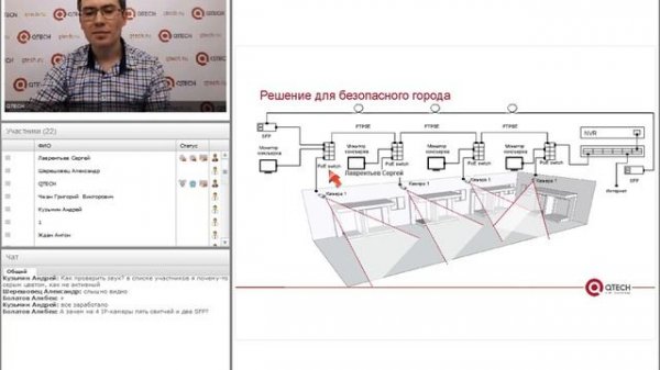 Вебинар Обзор систем видеонаблюдения QTECH 31 03 16
