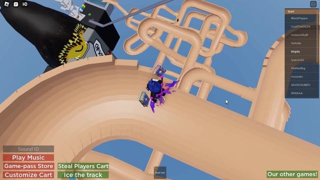 мы с frize menom играем в роблокс безумные тележки что за? смотреть онлайн