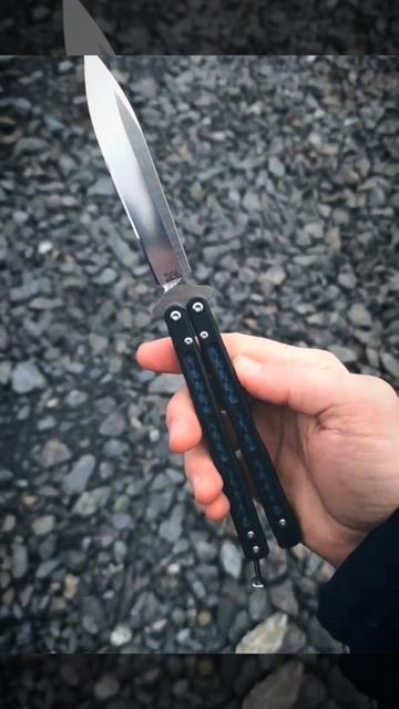 Великолепный нож бабочка Benchmade 51 "Morpho Balisong" смотреть онлайн