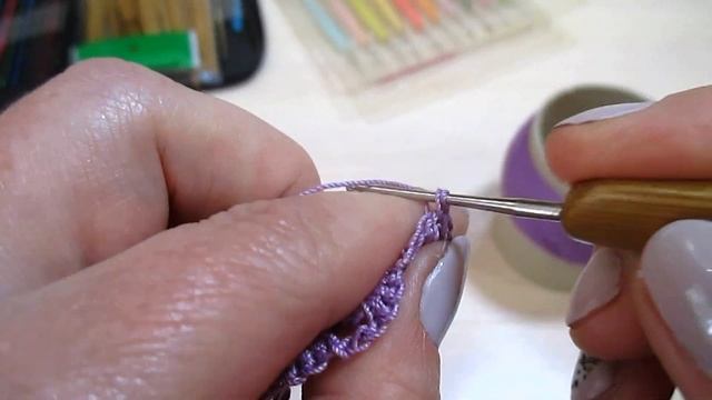 УЗОР КРЮЧКОМ КРУГЛЫЙ МОТИВ, УРОК ВЯЗАНИЯ. PATTERN BY THE HOOK ROUND MOTIVE, KNITTING LESSON. смотреть онлайн