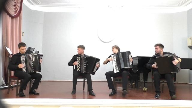 Г. Динику "Мартовский хоровод" Исп. Сибирский квартет баянистов