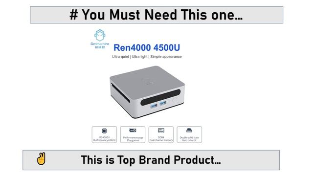 GenMachine Mini PC Desktop Computer смотреть онлайн