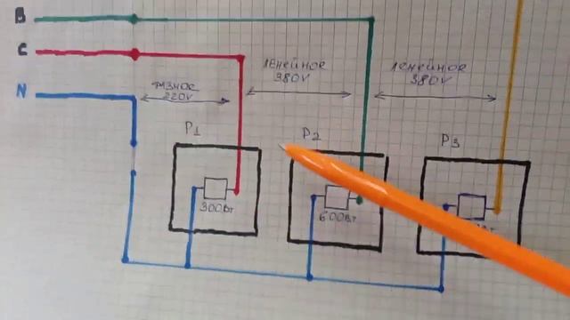 правильное подключение трехфазной сети смотреть онлайн
