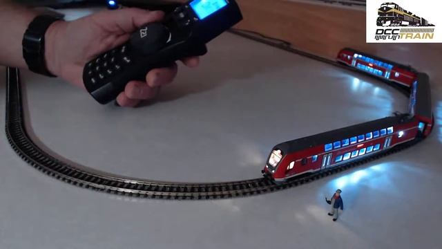 Покатушки электрички Brawa TWINDEXX Vario Double-Deck Train DB AG смотреть онлайн