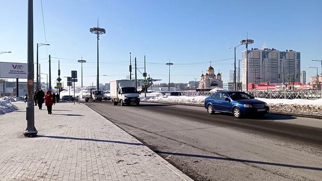 Самара. Самолёт. Остановка площадь авиаконструктора Ильюшина. смотреть онлайн